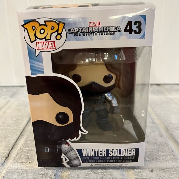 NIB Funko Pop Marvel Captain America Winter Soldier 43